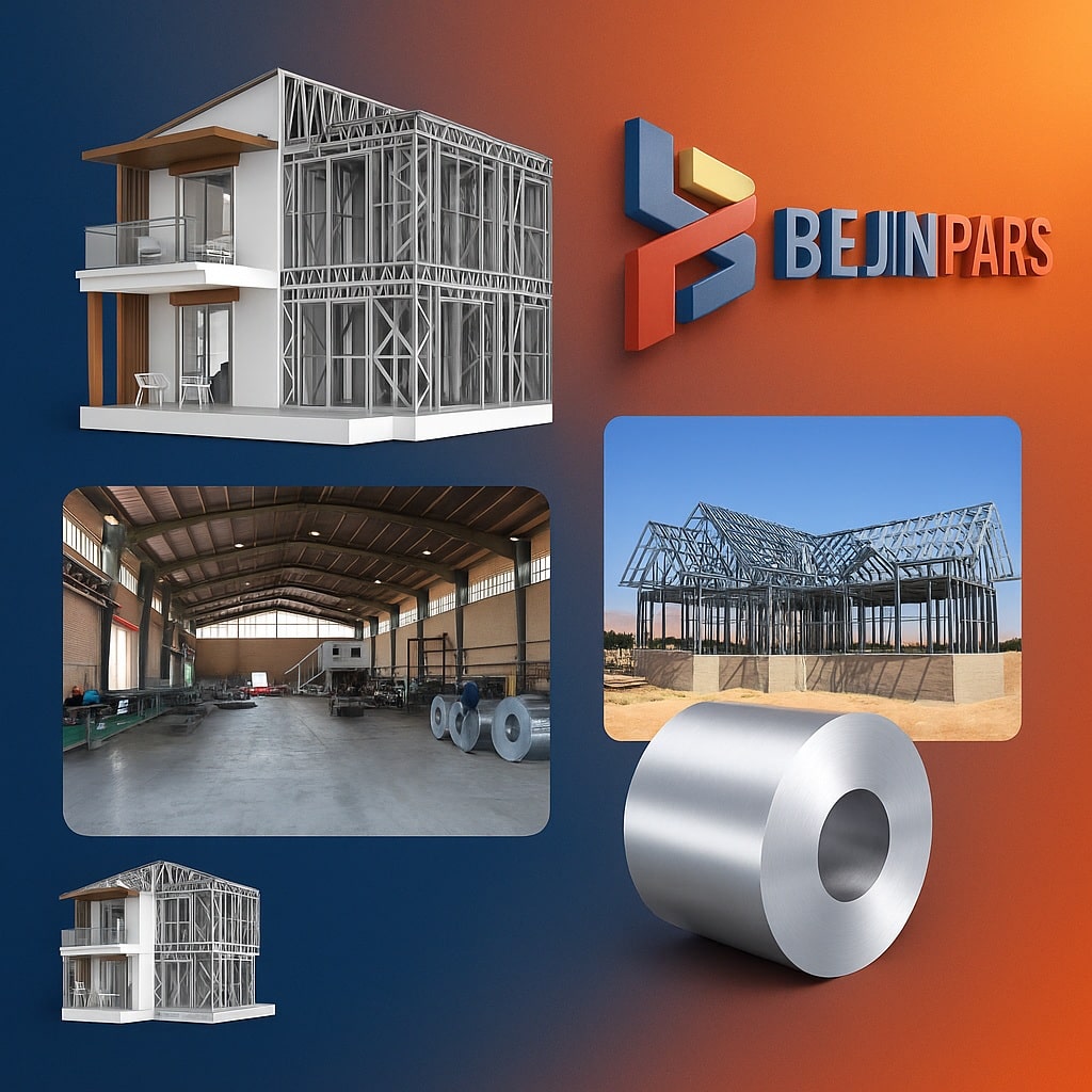 هدف بجین پارس ترویج و توسعه ساخت و ساز ایمن و پایدار | ال اس اف | تولید ال اس اف | سازه Lsf | وال پست | ساختمان پیش ساخته lsf | استاد و رانر | پروفیل ال اس اف | قیمت ال اس اف | کارخانه Lsf ال اس اف Light Steel Frame